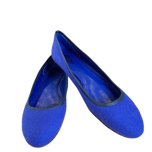 NWOT Brooks brothers “346” ballet flats bright blue size 7 - Picture 8 of 9